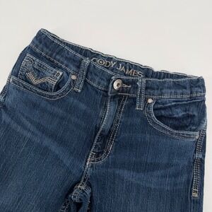 Cody James Kids Jeans Boy 14 Blue Denim Bootcut Stretch adjustable Elastic Waist